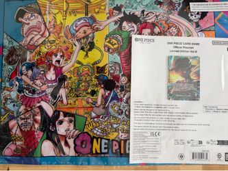 One Piece Card Game Official Playmat Limited Edition Vol.5 PROMO Card English