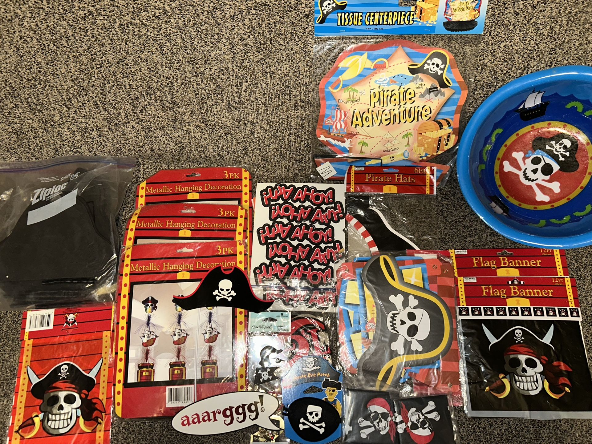 Kids Pirate Birthday Party Bundle