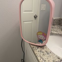 Pink Mini Fridge With Mirror