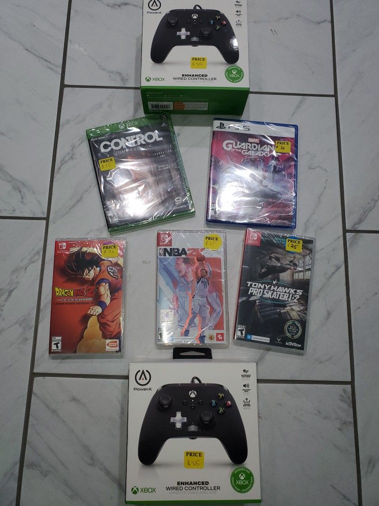 Video Games & Controllers For Sale