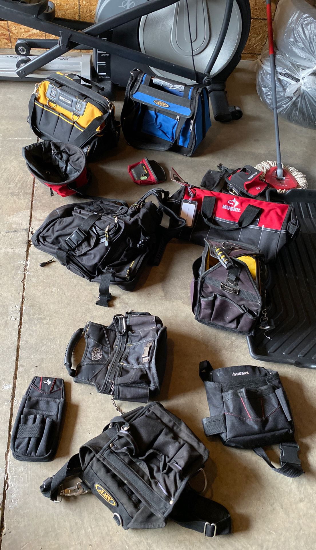 Assorted tool bags