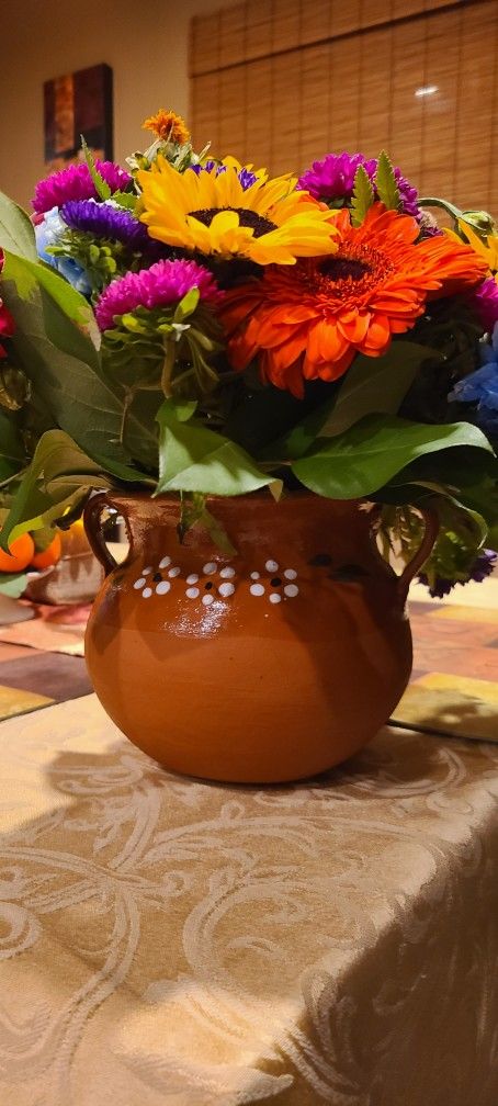 Mexican Theme Fiesta Flower Vases