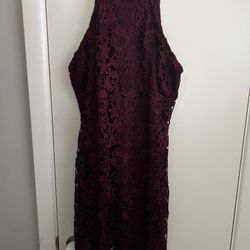 Lulus Burgundy Cocktail Dress