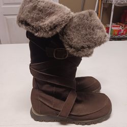 Skechers Womens Brown Suede Boots sz6.5