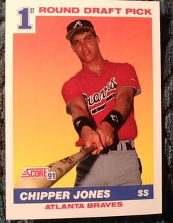 Chipper Jones ROOKIE Baseball Card