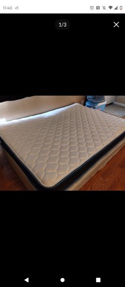 Full mattress with box spring $190