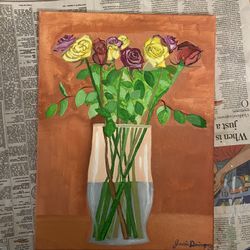 Roses Oil Painting #4