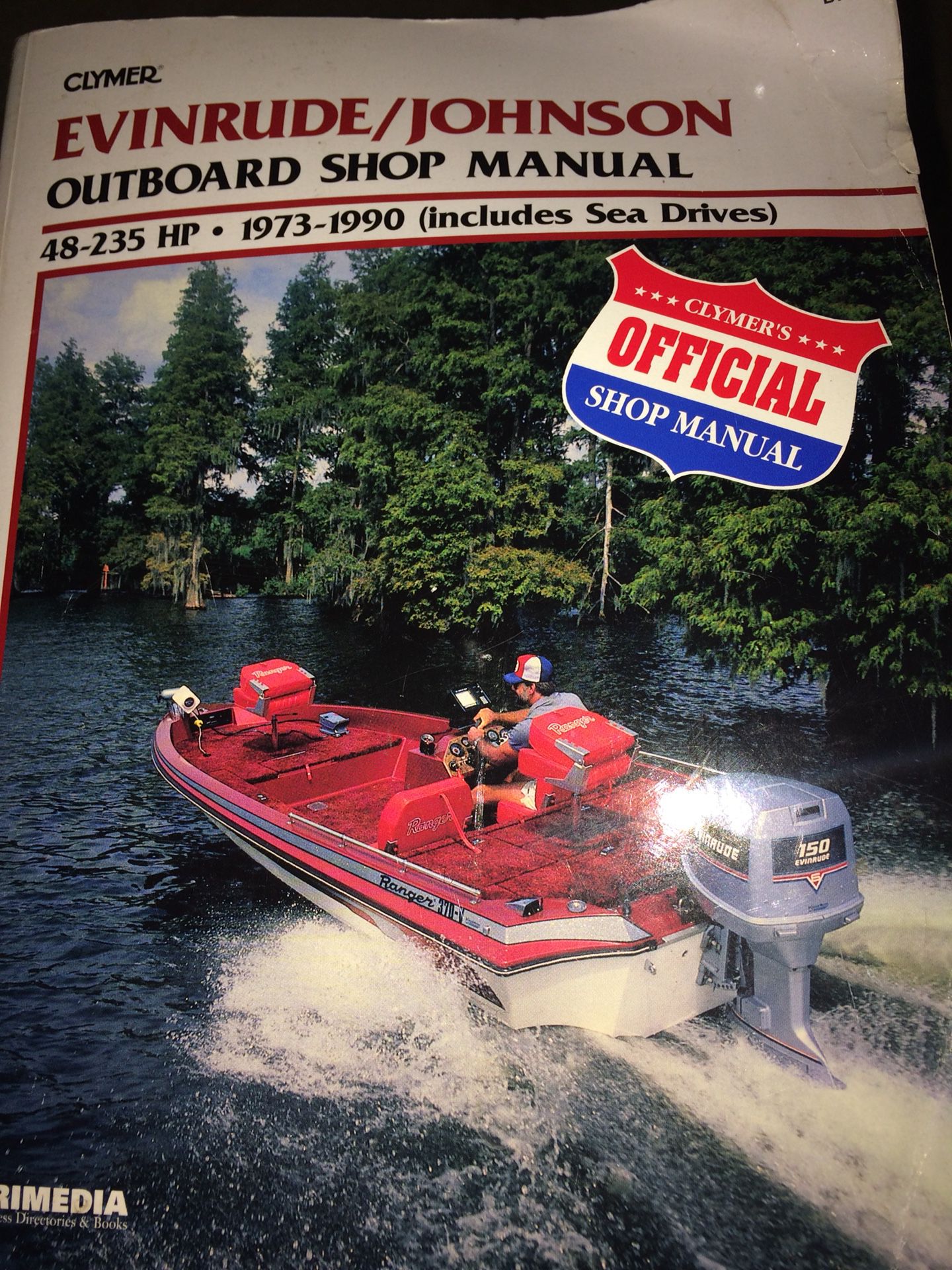 Evinrude outboard shop manual 1974-1990