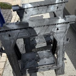 Plastic Saw Horses-2