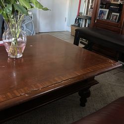 Wooden coffee table