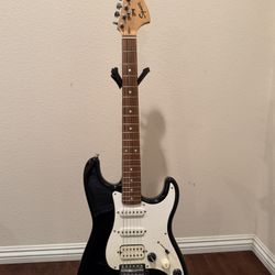 Fender Squier 20th Anniversay Stratocaster electric guitar 2002 - Black