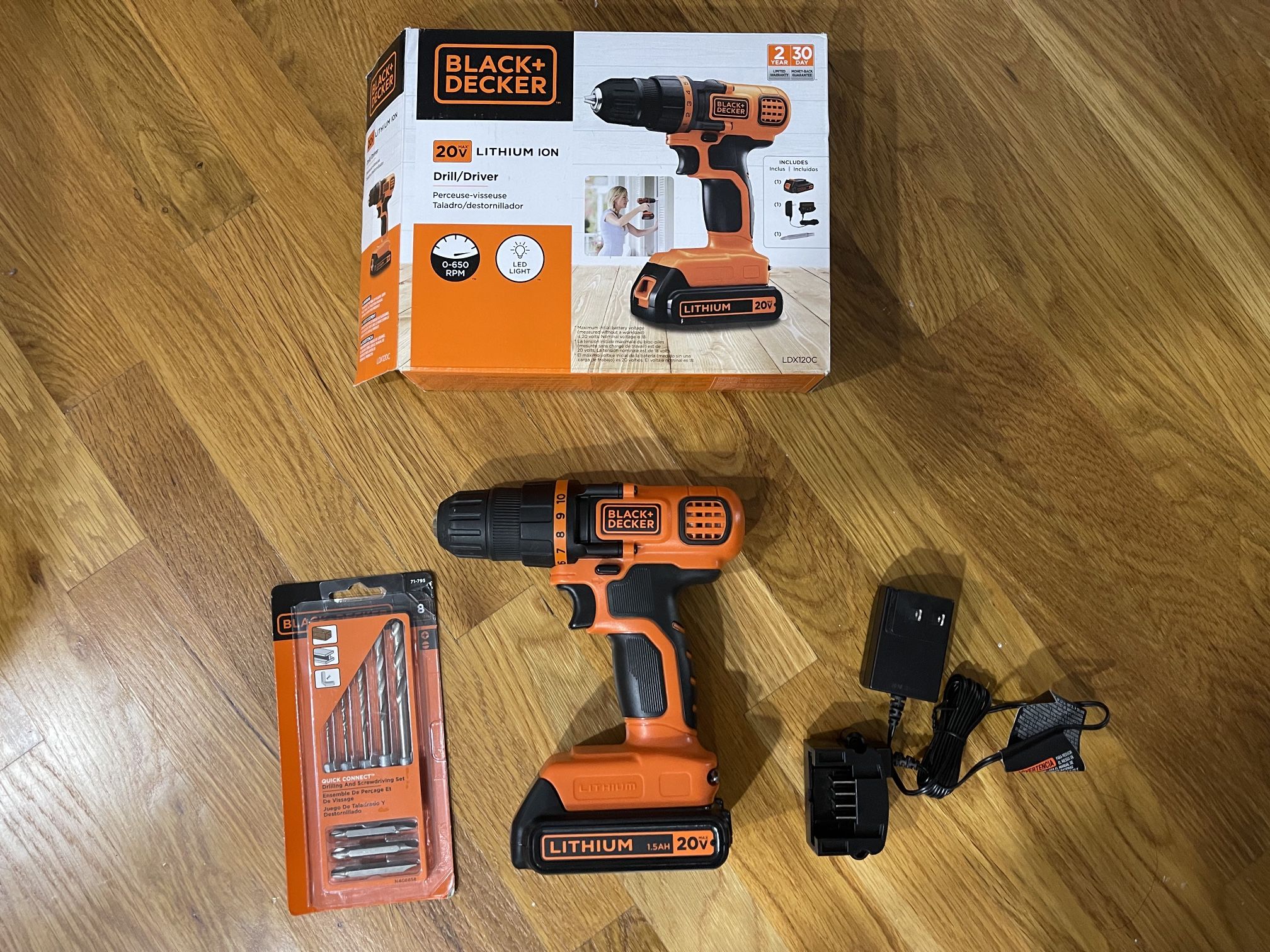 BLACK+DECKER 20V MAX Cordless Drill / Driver, 3/8-Inch (LDX120C)