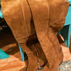 Italian Leather Suede Boots