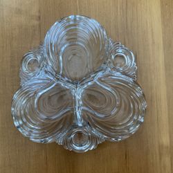 Cambridge Caprice 3-part Divided Dish (clear glass)