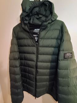 Ecoalf "Aspenalf" Lightweight Hooded Puffer Jacket - Size XL