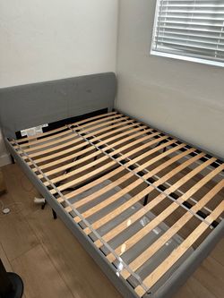 Queen Bed (Matress if Needed w/ cover)