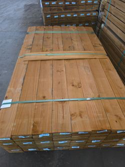 Treated yellow pine