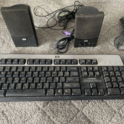 Wired Hewlett-Packard (HP) KF886AT - HP Pro PS/2 Keyboard, Mouse Kit, and Speaker Kit