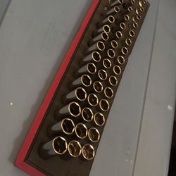 Snap-on Tools 45 pc 3/8" Drive 6-Point Metric Flank Drive® Combination Socket Set with PRO-FI™ Organization (6-20 mm) (Red)