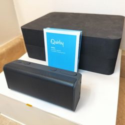 Quirky Ohm Bluetooth Portable Speaker with Qi Charger Set, NEW