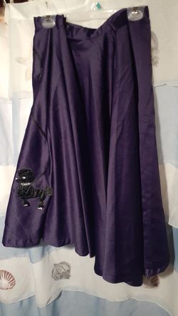 Purple poodle skirt