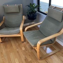 IKEA Poang Accent Chairs 