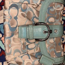 Vintage Coach Soho Optic Canvas and Leather Hobo