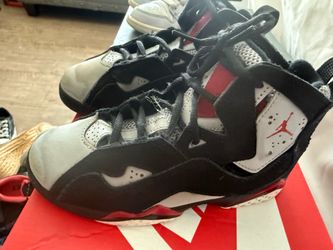 Air Jordan 6 Black Silver Red Sneakers