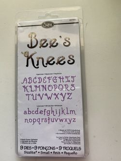 SIZZIX DIES Alphabet