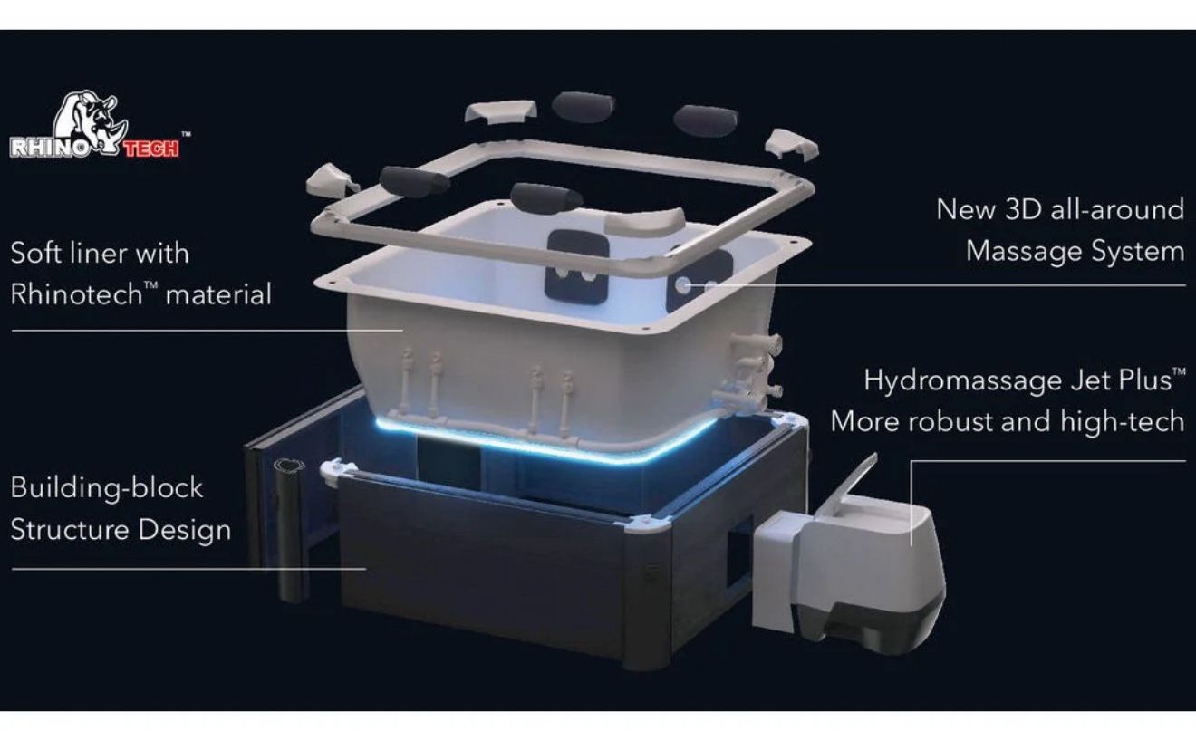 MSpa Frame OSLO 6-Person Jet Spa Hot Tub