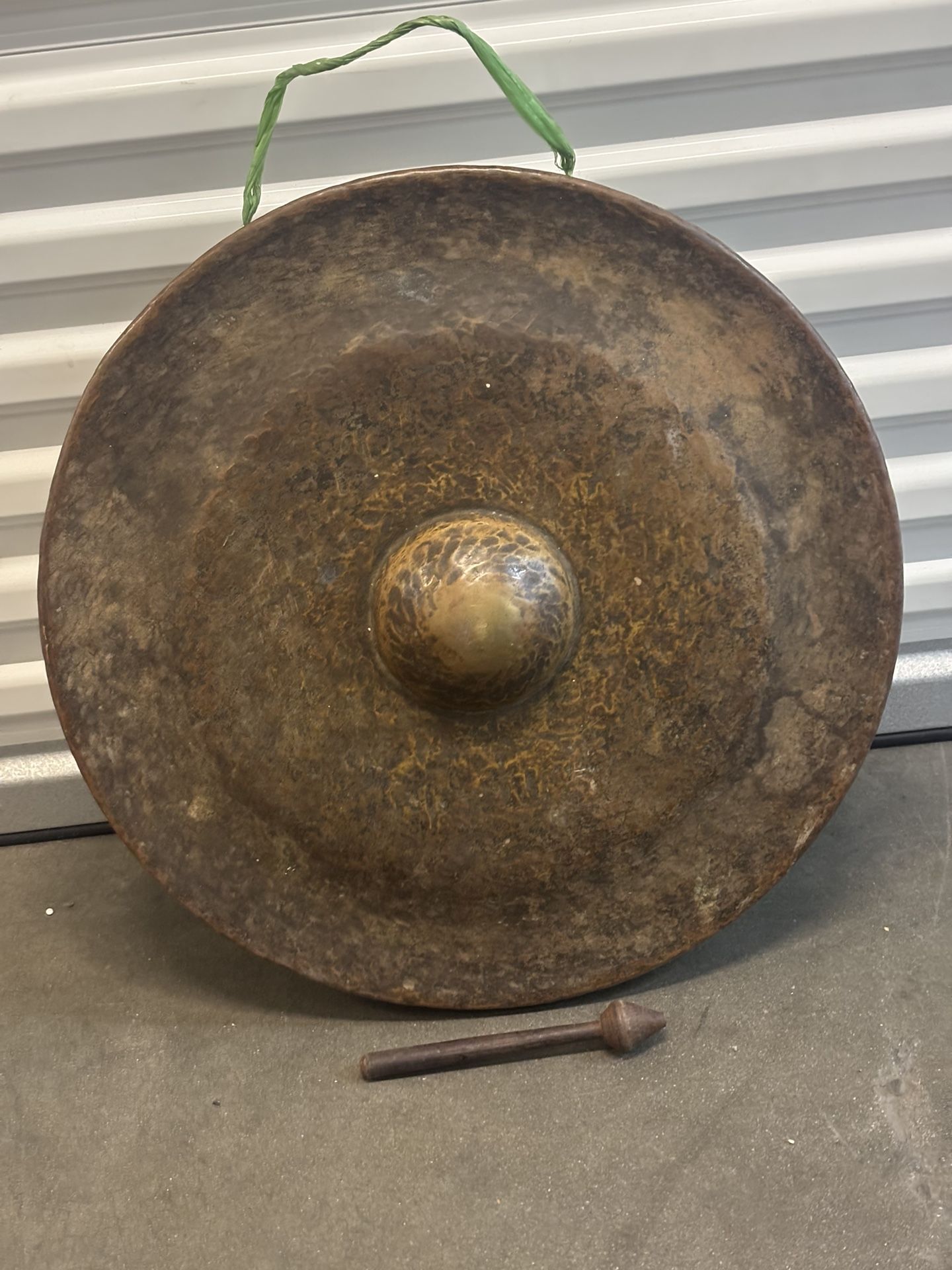 Early 20C Antique Vietnam Bronze Gong Gia-Rai Ethnic Good Condition