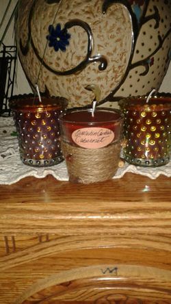 Velas arom�ticas! Fragancia Cabernet!