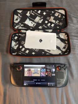 Valve Steam Deck OLED Limited Edition Smoky Transparent w/ Case & Charger.