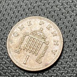 1988 One Penny Coin 