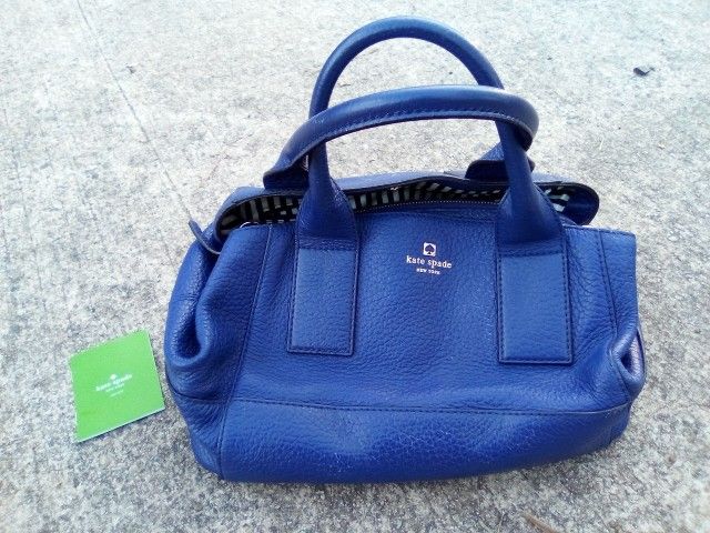 Kate Spade Purple Leather Bag Purse