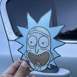 Rick And Morty 3D Sticker Decal