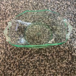 Beautiful Glass Green Bowl 