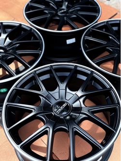 NEW 17x7.5J Black Touren Wheels