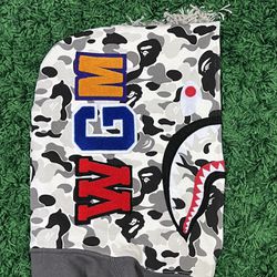 Bape Charcoal Pullover Hoodie