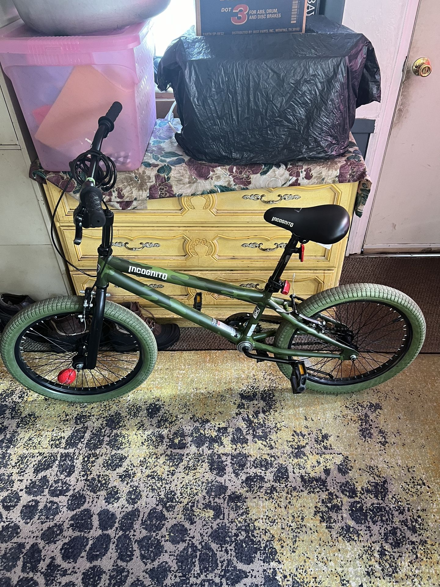 Green Bike For Kids