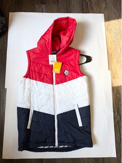 Kidbox hooded puffer vest Boys Size XL