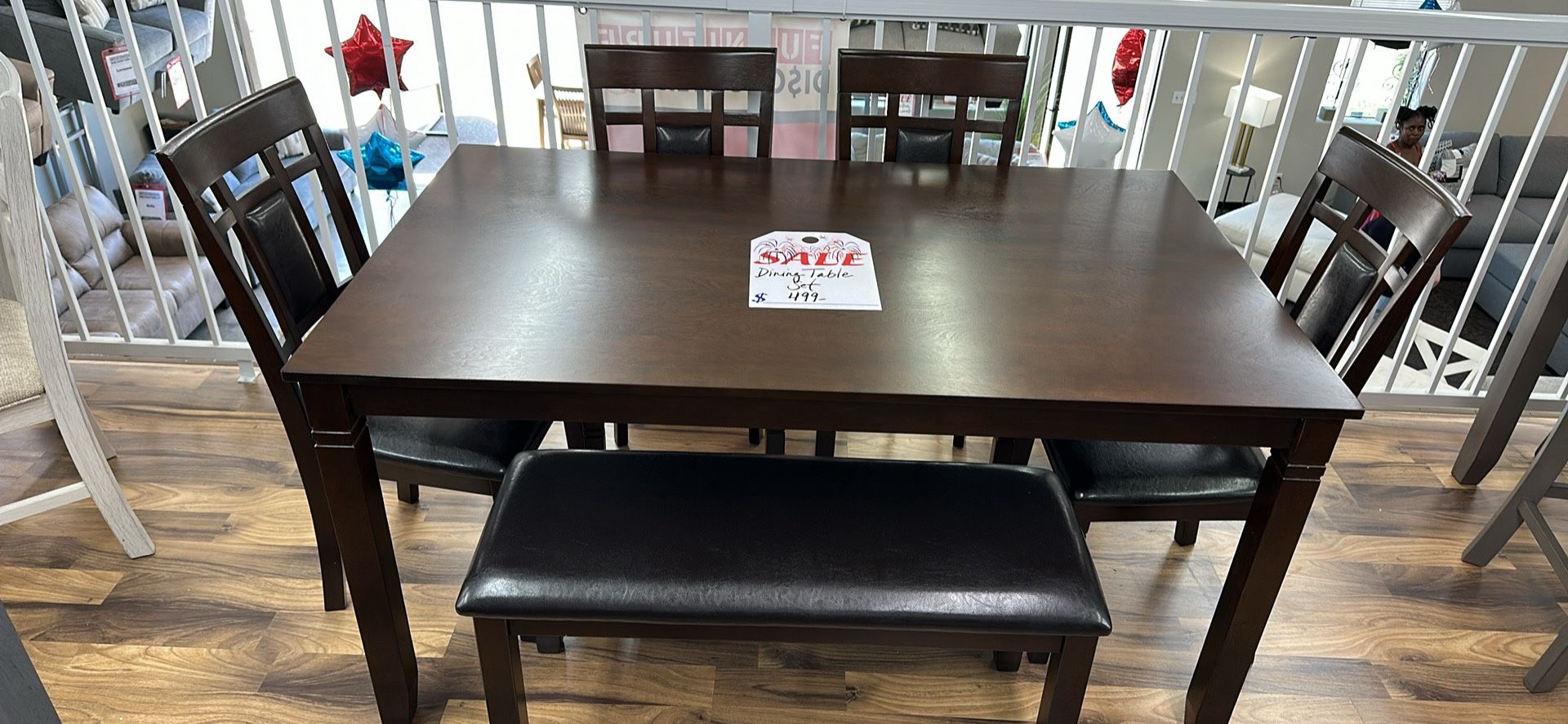 6pc Dining Table Set 