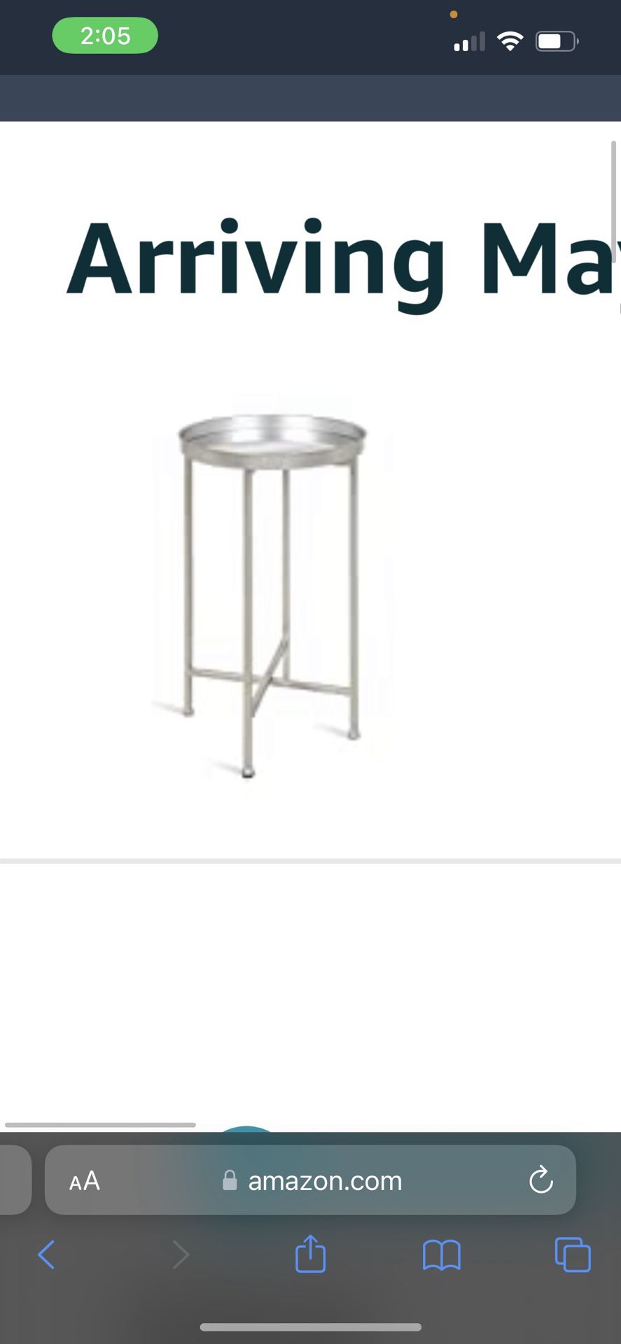 Side Table Mirrored 