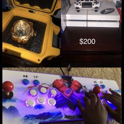 PS4, Pandora arcade system w/ 1,000 + Games (Watch is Sold)