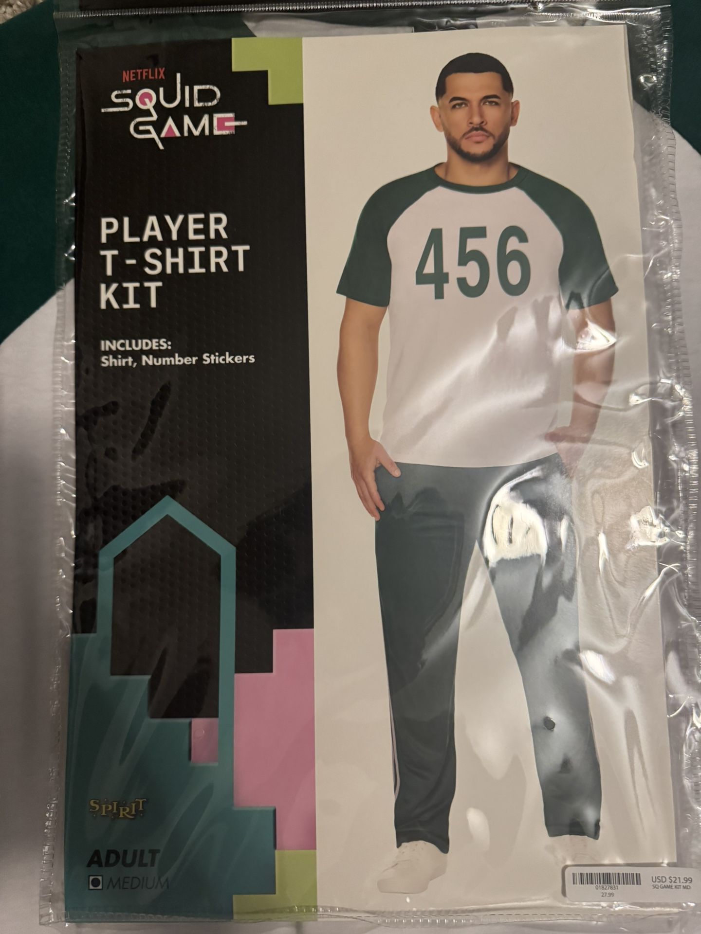 Squid Games Player T-Shirt Kit NEW