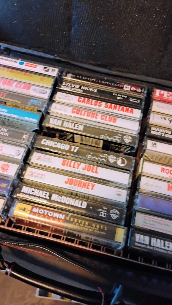 Vintage 80s Rock Cassette Tapes 