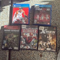Playstation2 And PS4 Games