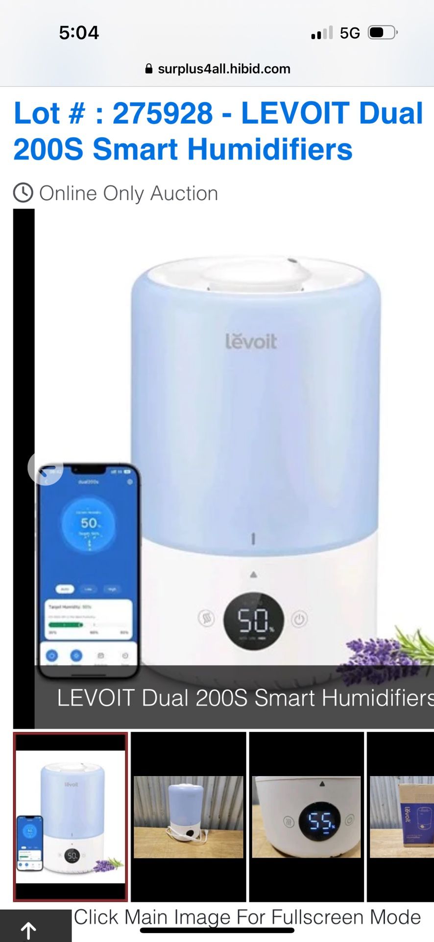 Lovely Smart Humidifier  $30