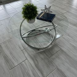 Set Of 3 Glass Coffee Tables