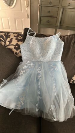 Vestido baby blue para quince
